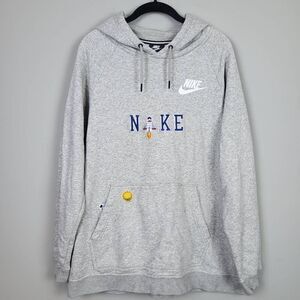 Nike Outerspace Women’s 1X Grey Pullover Hooded Sweatshirt Hoodie Athletic RARE